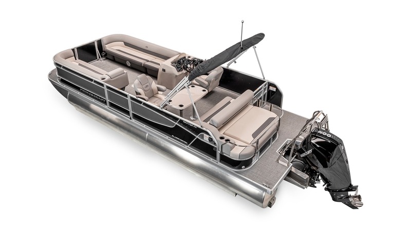 Princecraft Boats  2023 Vectra 25' RL Performance Configuration Black Pontoon Boat with 200HP V6 Mercury 4 Stroke Engine Photo